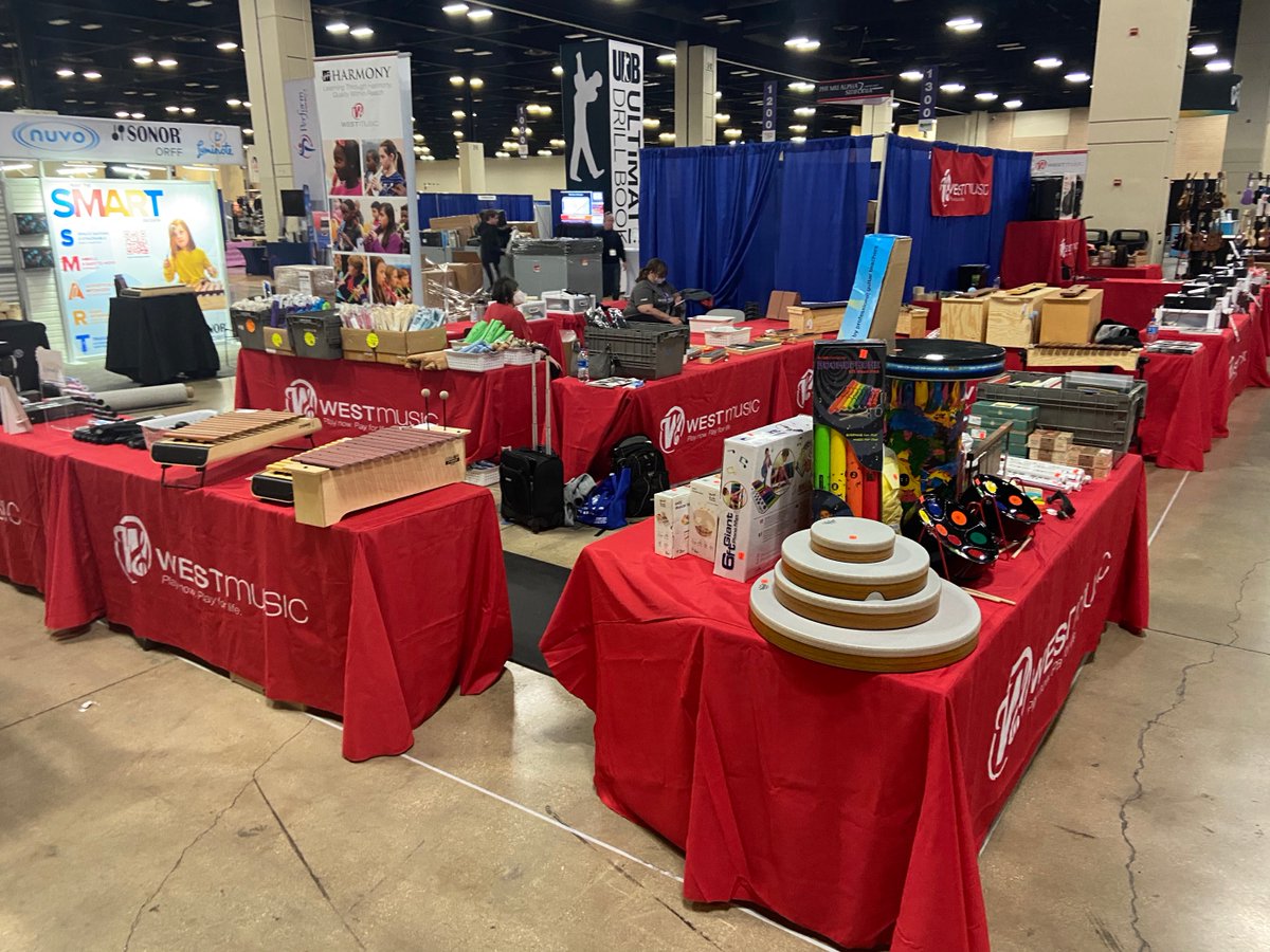 WestMusic's tweet photo. We're so excited to be back at the TMEA convention in San Antonio, Texas. Are you attending? Stop by booths 1427 and 1527 and say hello!
#tmea #tmea2022 #texasmusiceducatorsassociation @texasmusiceducators #playnowplayforlife https://t.co/Cz662VeEgC