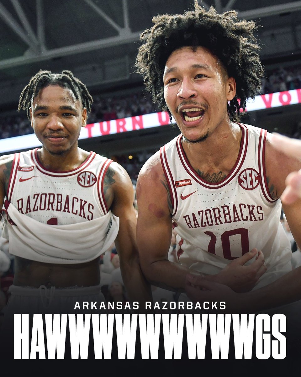SECNetwork's tweet photo. The longest active win streak in the SEC: @RazorbackMBB 🔥🔥 https://t.co/FBobGpnKtF