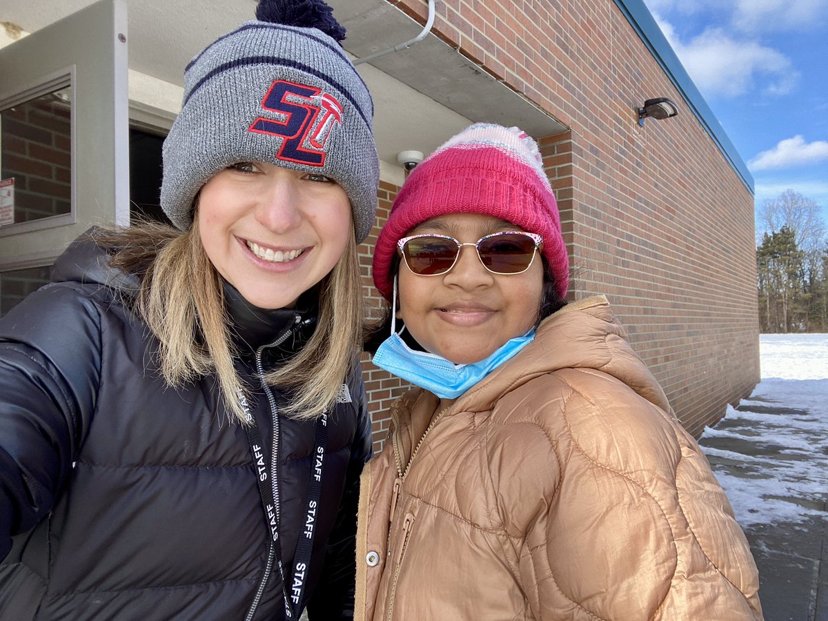 When one of your 4th Graders asks for a “selfie” together, you take a selfie. 😊 ♥️ 🦈<a href="/SLCSSayre/">Sayre Elementary</a> <a href="/SLCSD/">South Lyon Community Schools</a> #sayresharks