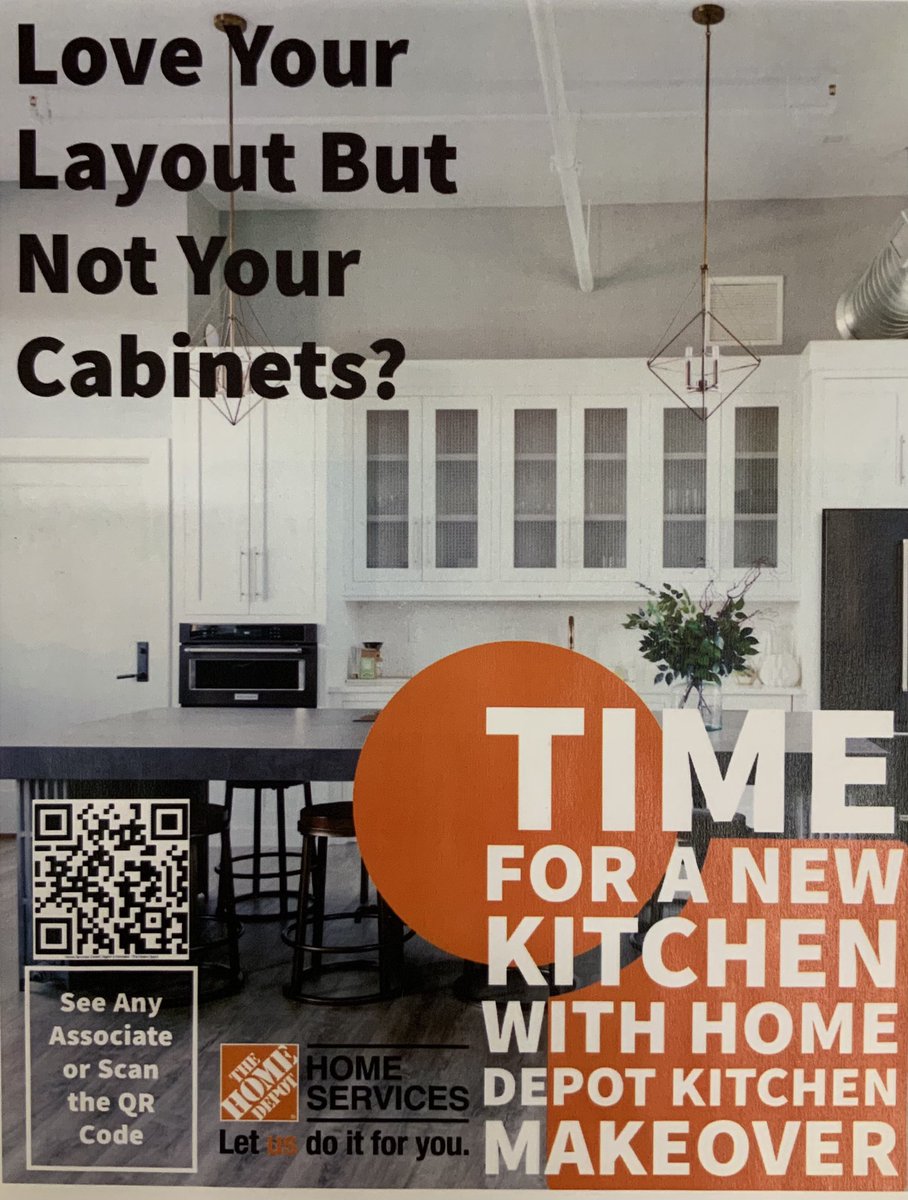 Michelle at Home Depot #3866 saw an opportunity and she seized it!  Total kitchen transformation began today as HDISCleveland was able to go to an appt Michelle set and close Makeover as well as Cambria countertop!  Great job team!  #HDISCleveland #CambriaUSA #HomeDepot3866.