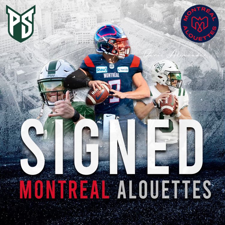 Davis Alexander (@chavisdavis7) on Twitter photo Truly a childhood dream come true being able to say I signed with <a href="/MTLAlouettes/">Alouettes de Montréal</a>. I am so thankful for the continuous support I have received and I will give this organization everything I have. Truly a childhood dream come true being able to say I signed with <a href="/MTLAlouettes/">Alouettes de Montréal</a>. I am so thankful for the continuous support I have received and I will give this organization everything I have.