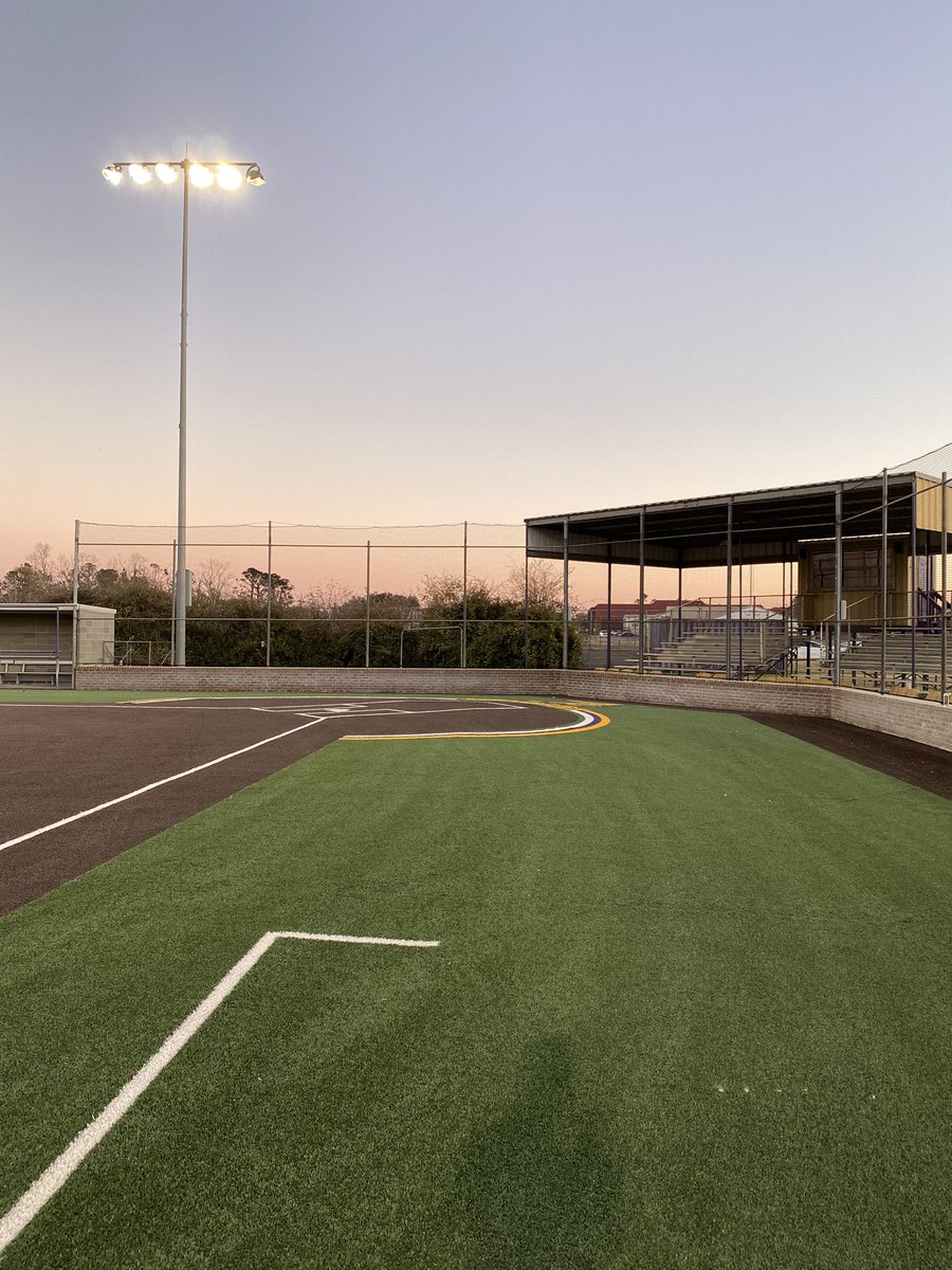 Ready to Rock N Roll tomorrow vs <a href="/ChapelleSoftba1/">Archbishop Chapelle Softball</a>!New field is officially ready! Y’all come and check us out @ 4:30