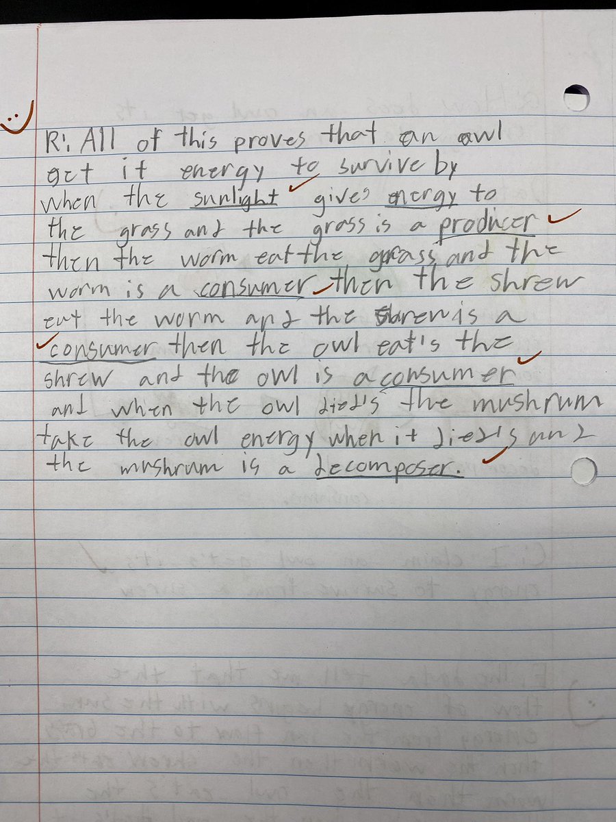 MonikaRobinson_'s tweet photo. Take a look at these amazing CERs! Their data and vocabulary usage was ON POINT! ✏️🦉 @Winston_ISE @ScienceJessicaF #Scientistsatwork  #EISDscience https://t.co/gobRL3n2TX