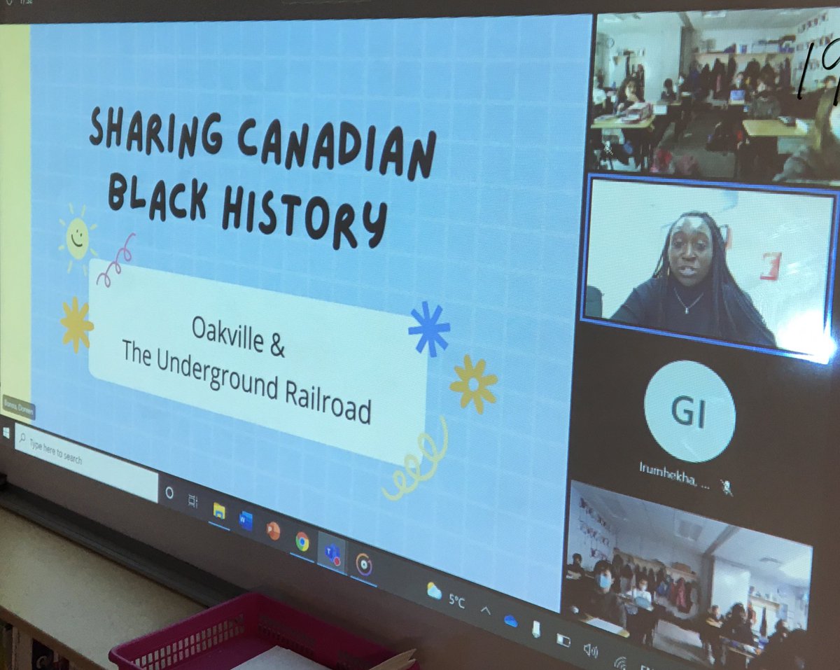 Merci to the wonderful presenters for sharing their wisdom with our students <a href="/StMaryOakville/">St. Mary Oakville</a> during today’s Black Voices presentations about the Fred Christie case &amp; the Underground Railroad in Oakville. Shout out to Ms James for organizing! @missrosehart