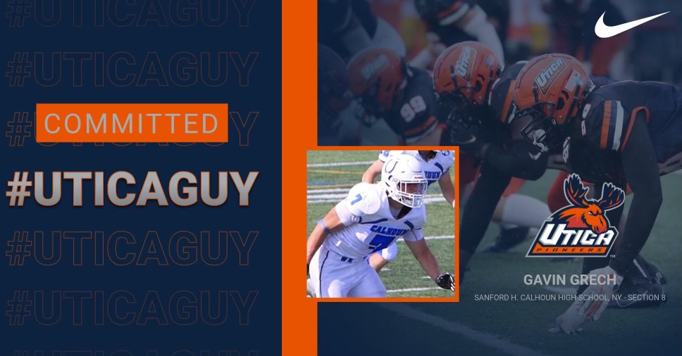 Gavin Grech (@grech_gavin) on Twitter photo Excited and proud to announce that I will be continuing my academic and athletic career at Utica College! Thank you to my coaches, friends and family for helping me along the way!! <a href="/CoachFaggiano/">Blaise Faggiano</a> <a href="/CoachGerbino/">Joe Gerbino</a> #fearthemoose #uticaguy #COMMITTED Excited and proud to announce that I will be continuing my academic and athletic career at Utica College! Thank you to my coaches, friends and family for helping me along the way!! <a href="/CoachFaggiano/">Blaise Faggiano</a> <a href="/CoachGerbino/">Joe Gerbino</a> #fearthemoose #uticaguy #COMMITTED