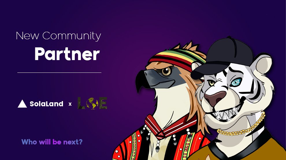 SolaLandHQ's tweet photo. 🔥 NEW COMMUNITY PARTNER 🔥

Yeah guys, we are proud to announce our new partner... 💥

 @LastOnEarthNFT is a NFT collection that aims to raise awareness for 5 endangered animals. 🚀

Mint Date 📅 - 02/14/22 👀 https://t.co/SWPhLT6rmC