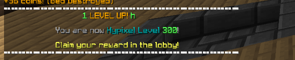 300 Hypixel Level yay