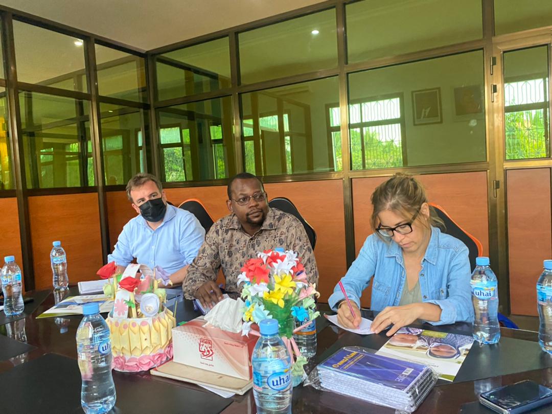 FCS_TRUST's tweet photo. Vincent ABT-Agricultural &amp; food Counsellor for EA &amp; the Indian Ocean @FranceinKenya &amp; Somalia, Cecile FROBERT-Head of Cooperation &amp; Cultural Affairs @FranceTanzania, Juliette GALLOU-Attachee for cooperation @FranceTanzania &amp; @marthaolotu-CEO  @FCSTRUST visited Milele ZNZ Fndn https://t.co/mvFM8VmNBD