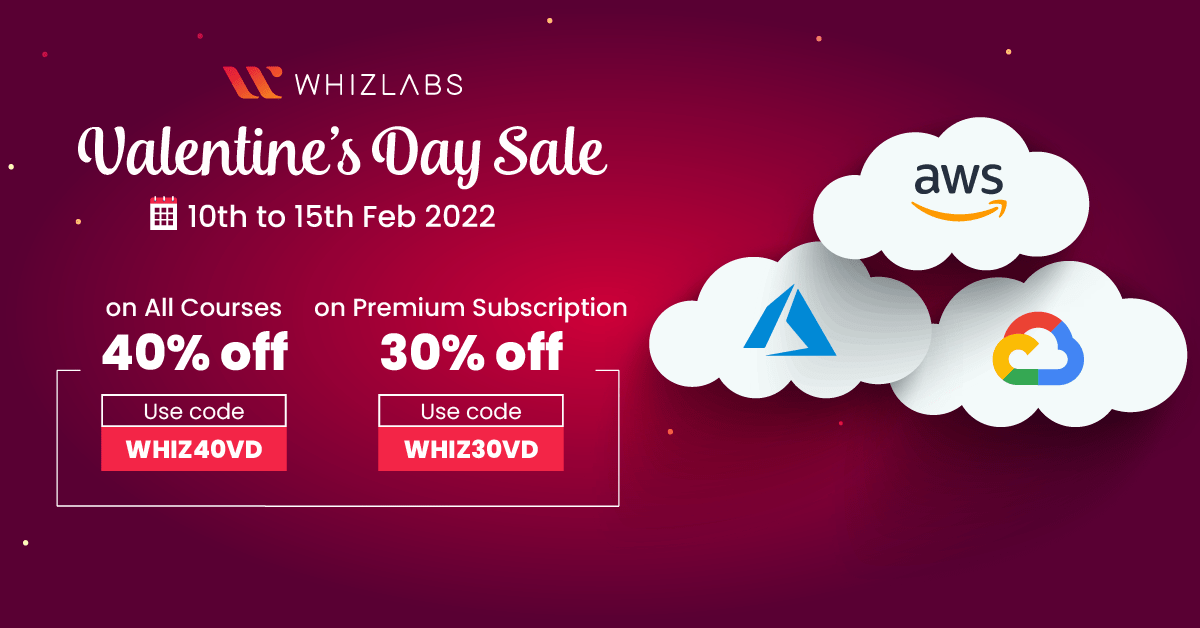 Whizlabs's tweet photo. This Valentine's, fall in love with learning! ❤️
Grab exciting discounts on our entire training library with #Whizlabs Valentine's Day Sale.
Visit https://t.co/2kzMIaSqFS today!
#CoudComputing #CloudTraining #AWS #AWSCertified #Azure #GCP #ValentinesSale #CloudCertification https://t.co/3VbzciWRsu