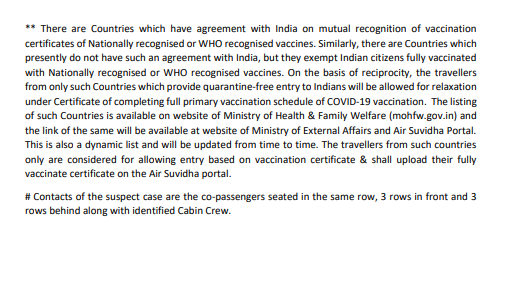 ANI's tweet photo. Ministry of Health issues revised guidelines for international arrivals, to come in effect from 14th Feb

The demarcation of countries ‘at-risk’ &amp; other countries removed. 

Recommends 14 days self-monitoring post-arrival as against 7 days home quarantine as was mandated earlier. https://t.co/oPJBKwCkak