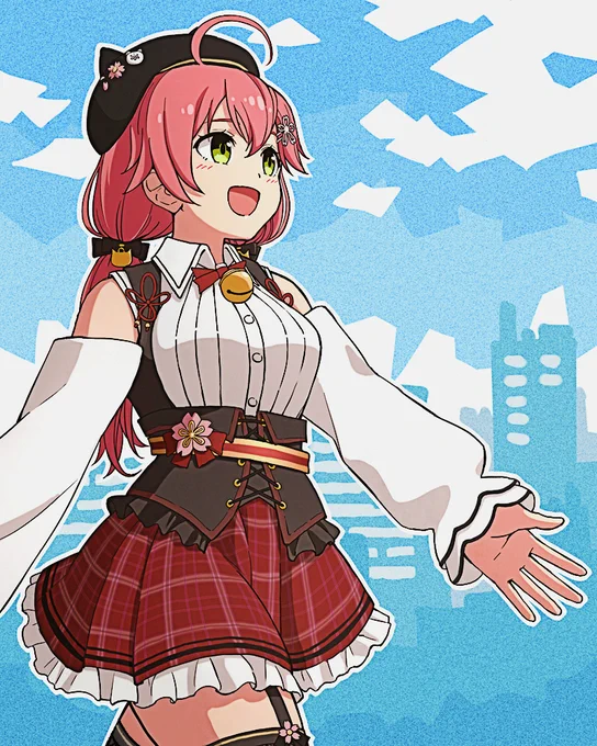 みこちは動いて喋ってるだけでもなんかおもろい。
#miko_Art 