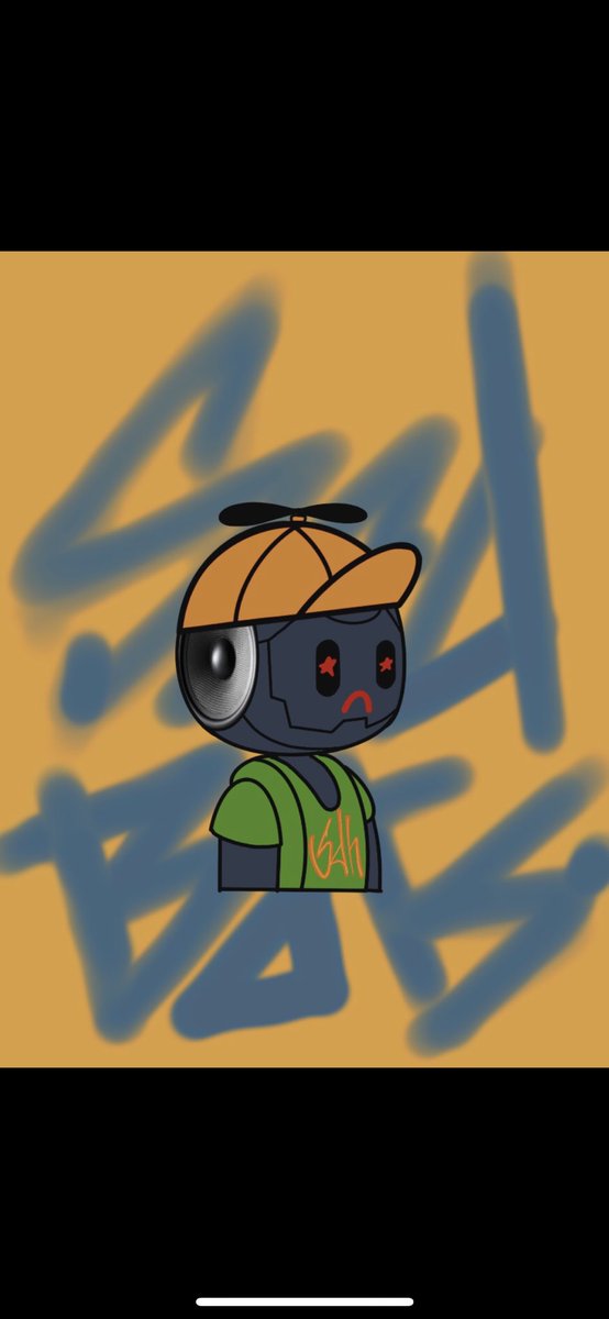 adam9999994's tweet photo. Super excited About this project @SadBotsNFT great comunity great art and big potential. I even did my first fun art. https://t.co/OzFYBhMcdx