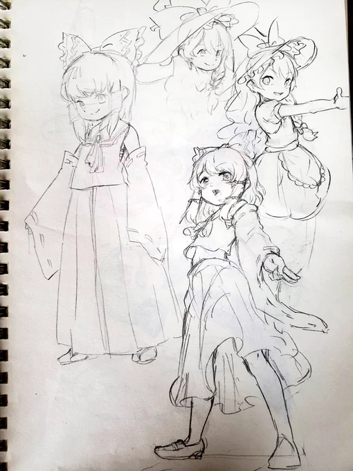 1年位前の落書き帳、妙に隙間があるので埋めるなどしてました

レムのイラスト、なぜ冬服?でマイナンを抱いているのか思い出せん…
また1年後に見返してヘッタクソやな〜て思えるように成長したい 