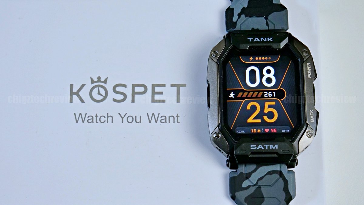 ChigzTechReview's tweet photo. The #Kospet #TankM1 is new rugged #fitness  #Smartwatch , featuring MIL-STD durability, 5ATM water resistance, 15 Day Battery Life and a whole host of health sensors, consisting of HR, SPO2 and BP.

Watch Full Review:
https://t.co/dplBUCv2dZ

@Kospet_watch #KospetTankM1 https://t.co/5kStJuJE5d