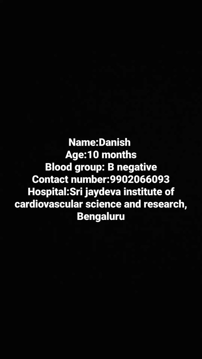 thegiftoflife01's tweet photo. BLOOD DONOR REQUIREMENT 
Please share.

@BloodDonorsIn
@BloodAid 
@Bloodpointorg 
@CovidPlasmaIn
#SOS #Emergency 
#BloodMatters 
#ShareUntilDonorReach 
#Karnataka #Bengaluru https://t.co/YUnWkBmEeD