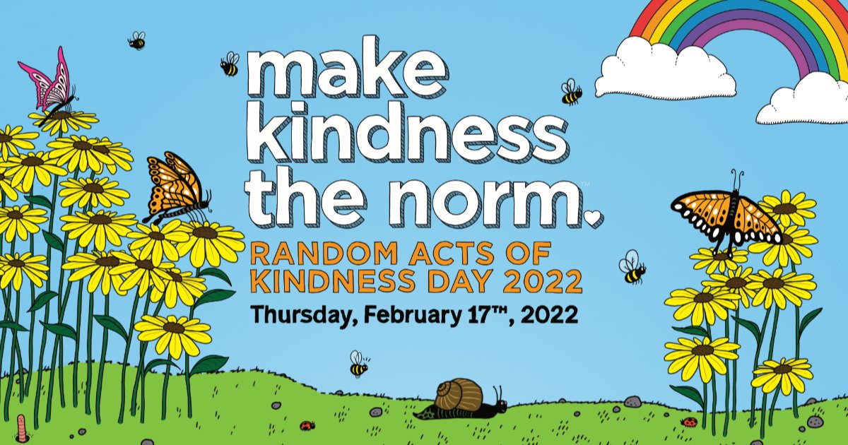 KindnessCoach_'s tweet photo. @richreadalot @HappyHead74 @ReallyschoolK @bbray27 @ChrisQuinn64 @EvoHannan @KindnessInFilm @bekindmovement1 @Missymusician81 @sphoenix78 @ST3AMCo @Mamandaharrison RTW...Thursday the 17th of February is "Random Acts Of Kindness Day"🤗

#kindnessripple Going out to my good friends @RAKFoundation for all the kindness they share daily in the world. https://t.co/UQUpNL6BFn