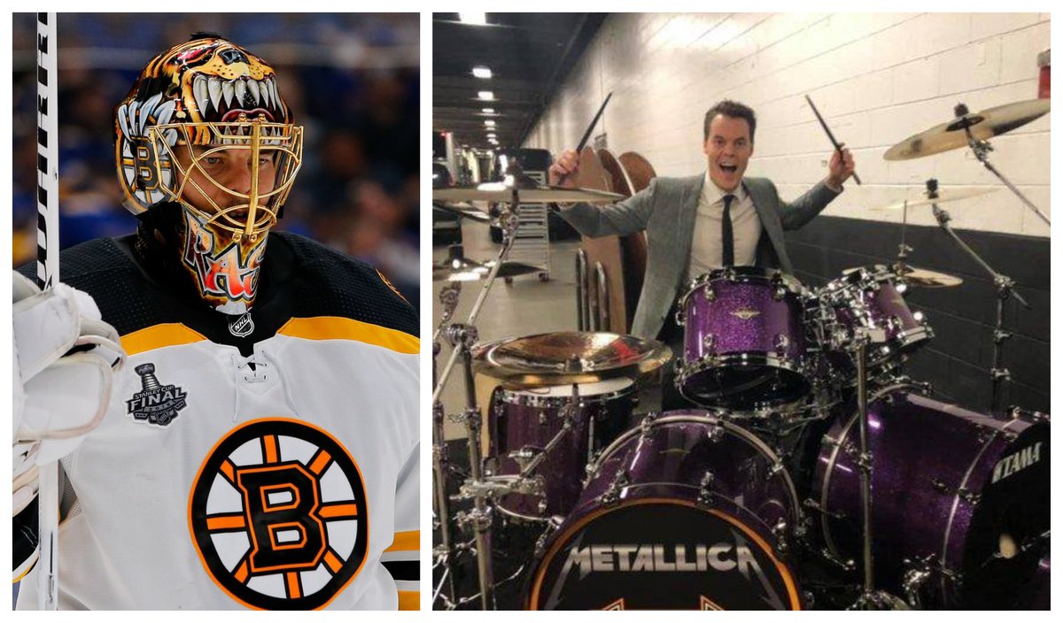Hey <a href="/tuukkarask/">Tuukka Rask</a> now that you’re retired, we could use a drummer! 🏒 ➡️ 🥁