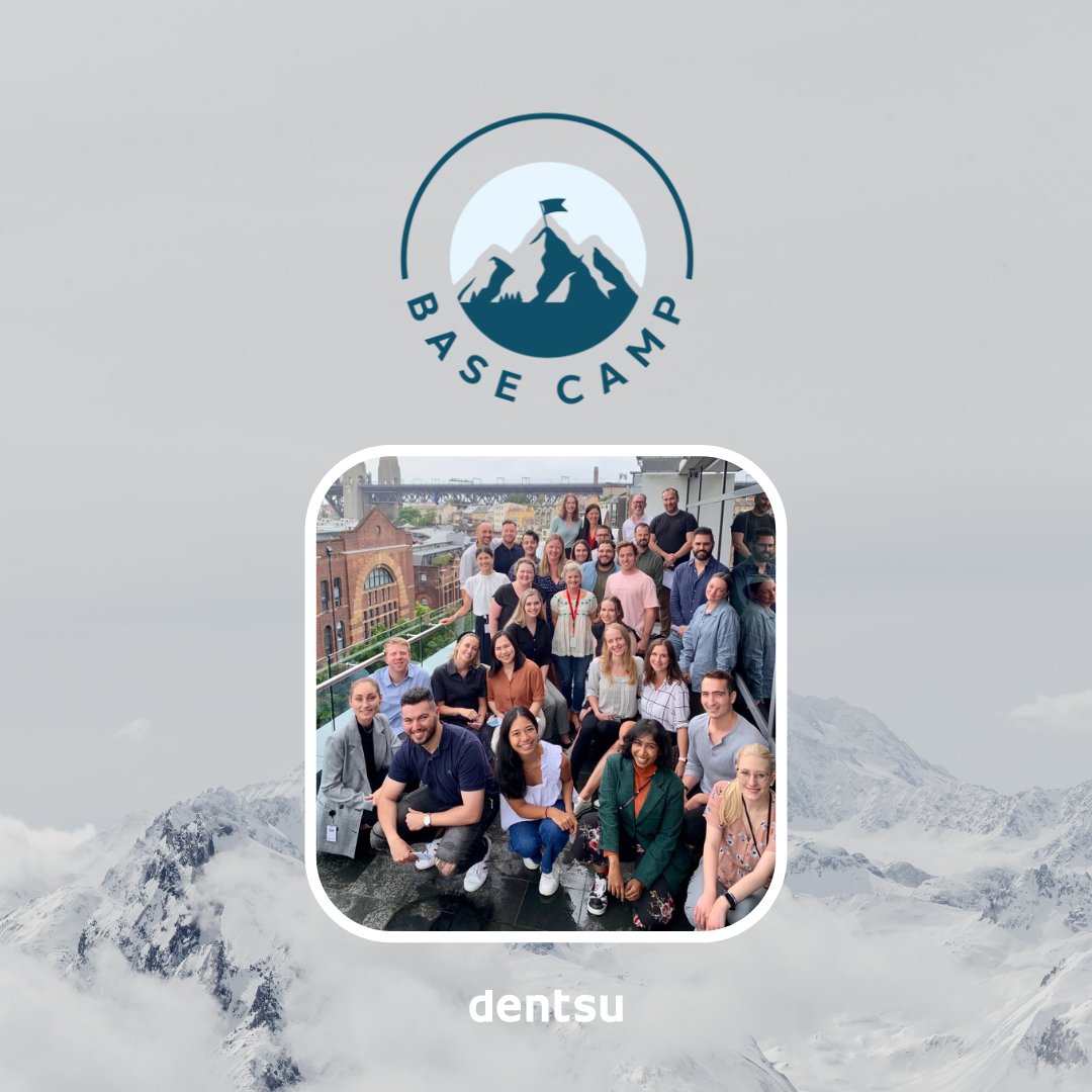 BASECAMP | We are proud to welcome our 2022 inaugural cohort into our early careers program, basecamp. Our 17 base campers have now finished a series of orientation sessions and completed the boot camp over the past week. 

#dentsumediabasecamp