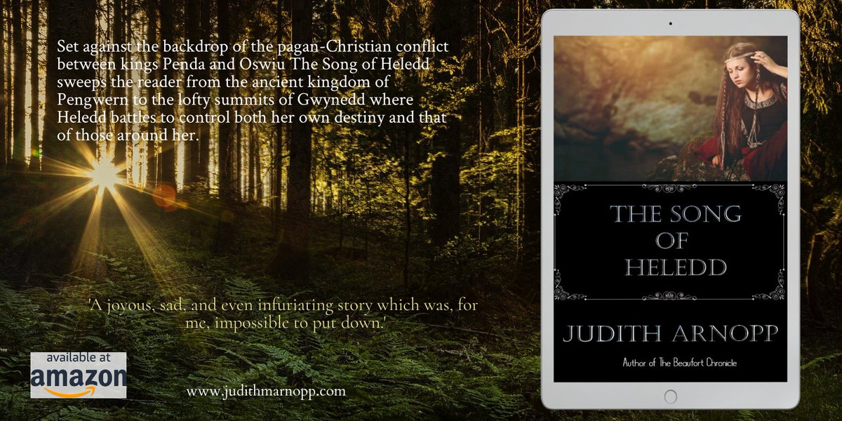 'Judith Arnopp effortlessly recreates the sights and sounds of seventh century Wales, and her characters are fully rounded and entirely credible.'

mybook.to/thesongofheledd

#HistoricalFiction #Wales #medievalfiction #historical