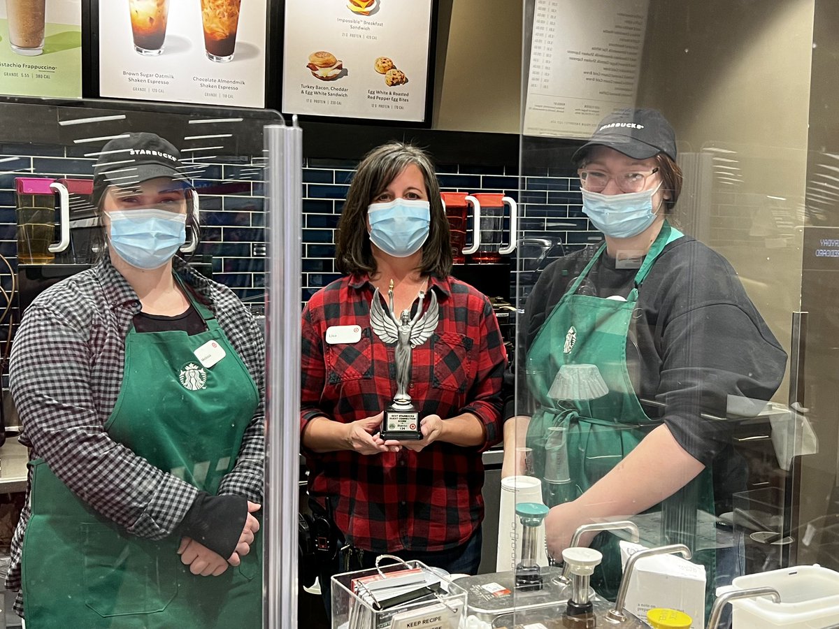 So proud of my Starbucks team for winning the Siren for their Guest Connection  score. Hopefully this will be her home for many more months to come. @GronekLisa