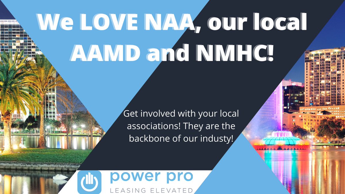 PowerProLeasing's tweet image. Get involved with your local associations! #LeasingElevated