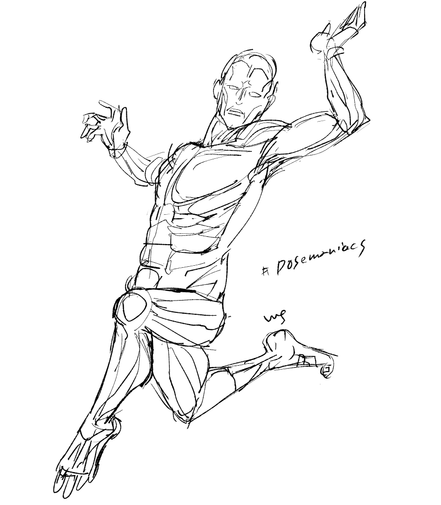 #PoseOfTheDay #posemaniacs ぴょーい 