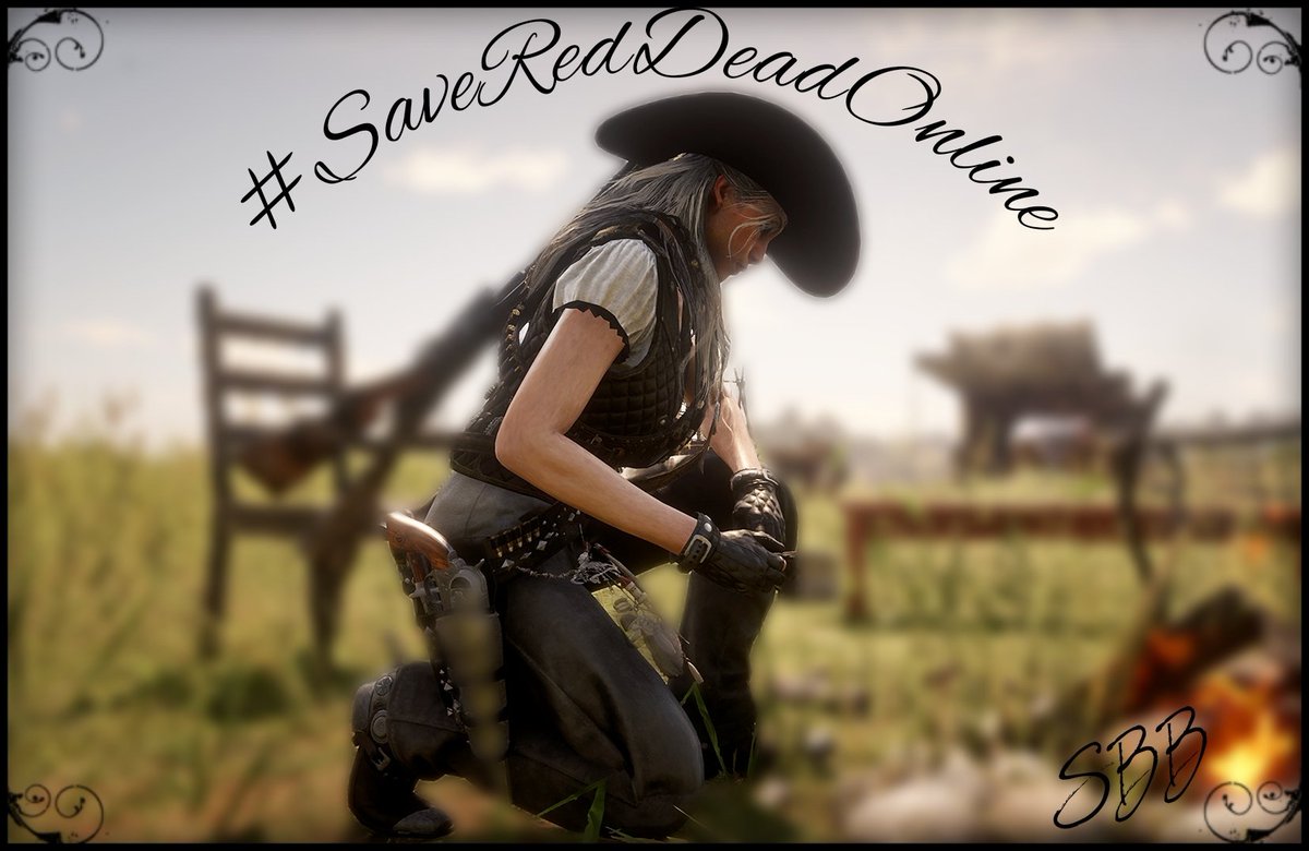 kimi_springer's tweet photo. Keeping this movement alive 🙂 #SaveRedDeadOnline #Saveredeadonline https://t.co/g0g3FdNyOo