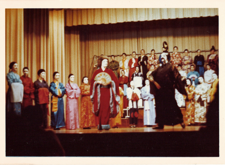 StColumbas_'s tweet photo. It's musical audition time! Good luck to the STC students auditioning this afternoon. They join a long list of talented STC performers who have participated in College musicals over the years. Like these students from the 1972 production, The Mikado (StCC Archives [SCCP00229]) https://t.co/BcjpXpHEDo