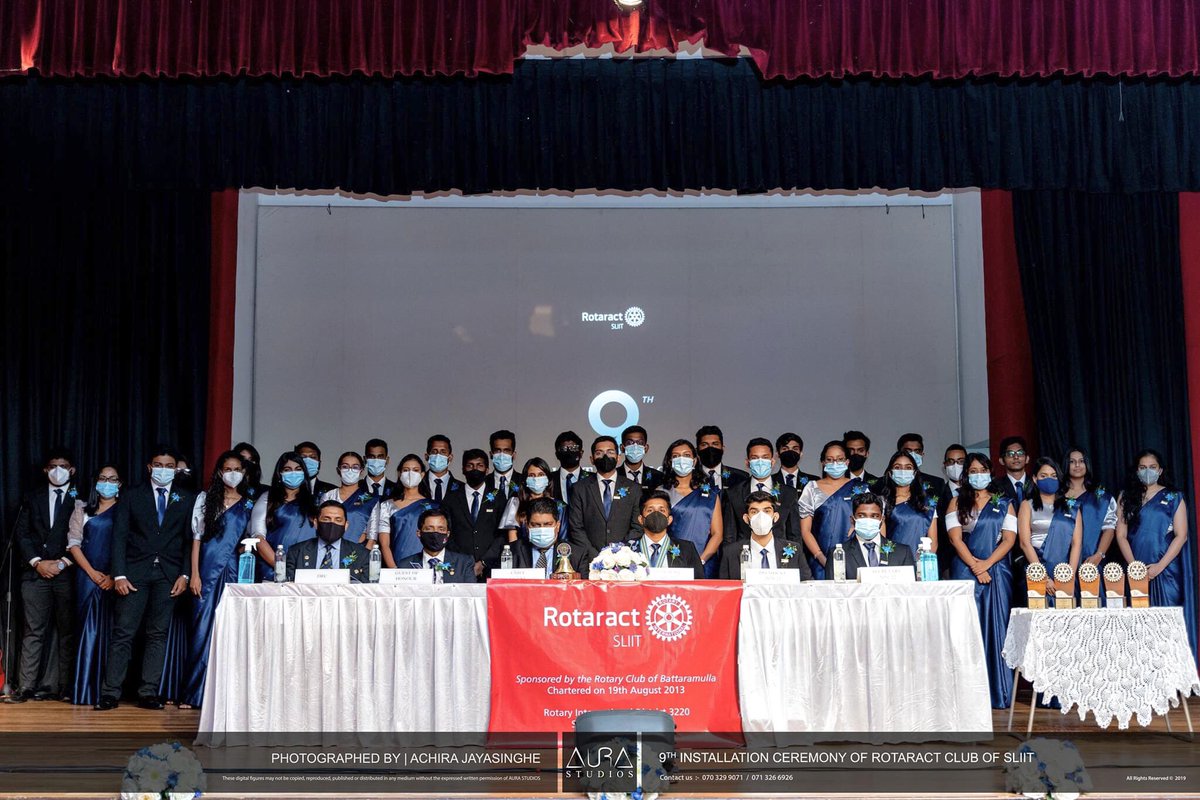 Sewvandiii's tweet photo. 9th Installation of Rotaract Club of SLIIT 🎖
#RACSLIIT #9thInstallation #BoardOfDirectors https://t.co/a4m8vOtxNU