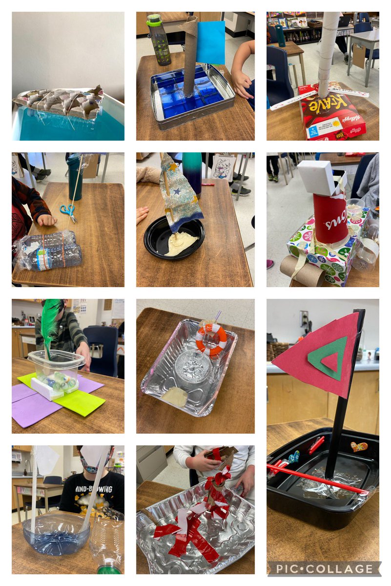 Ships ahoy! Consolidating our knowledge of buoyancy and absorbency by building a boat that floats and can hold a load. ⛵️🚤
