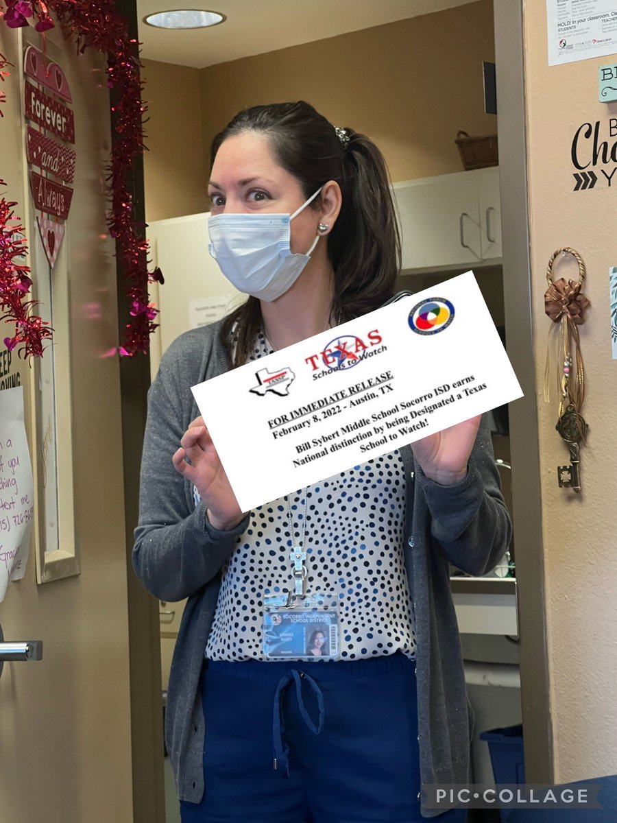 L. Susana Gonzalez (@lgonz_hballes) on Twitter photo Leading with heart <a href="/BSybert_PK8/">BSybert_PK8</a> Designated a Texas School To Watch #WeBeforeMe #todoporlosniños 💕🦂💕🦂 #TEAMSISD Leading with heart <a href="/BSybert_PK8/">BSybert_PK8</a> Designated a Texas School To Watch #WeBeforeMe #todoporlosniños 💕🦂💕🦂 #TEAMSISD