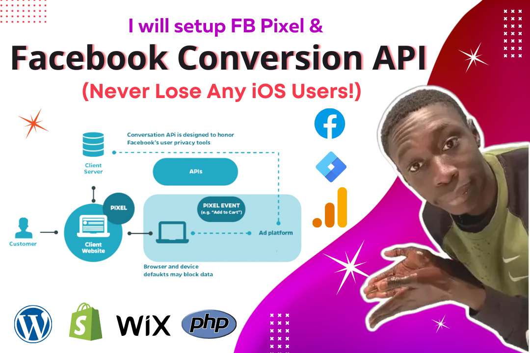 rashed_0075's tweet image. Check it out! I will setup facebook conversion api, pixel tracking via gtm... for $10 on #Fiverr fiverr.com/s2/5dbdc33a35