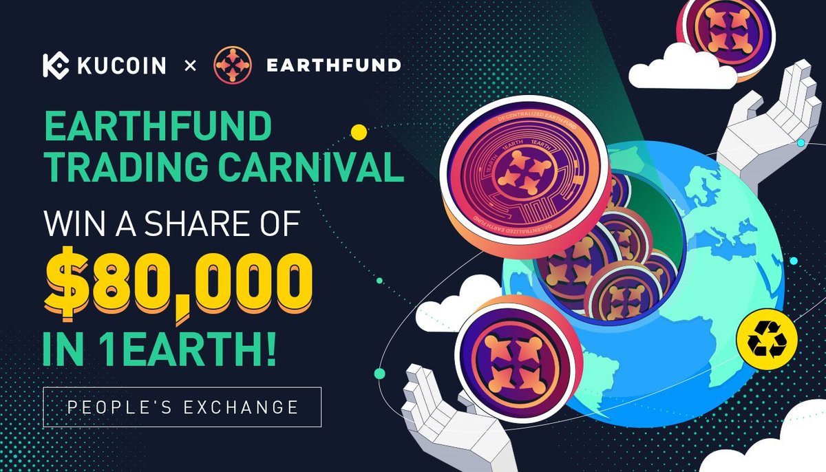 🔥EarthFund Trading Carnival: Win a Share of $80,000 in 1EARTH!

Activity details: kucoin.com/news/earthfund…

💰 $1,500 GIVEAWAY 💰 
✅ Follow <a href="/kucoincom/">KuCoin</a> <a href="/EarthFund_io/">EarthFund</a>
✅ Retweet &amp; tag 3 friends
✅ Fill out: forms.gle/YoNeW55d3rq9pf…
🎁 100 winners, $15 in 1EARTH each