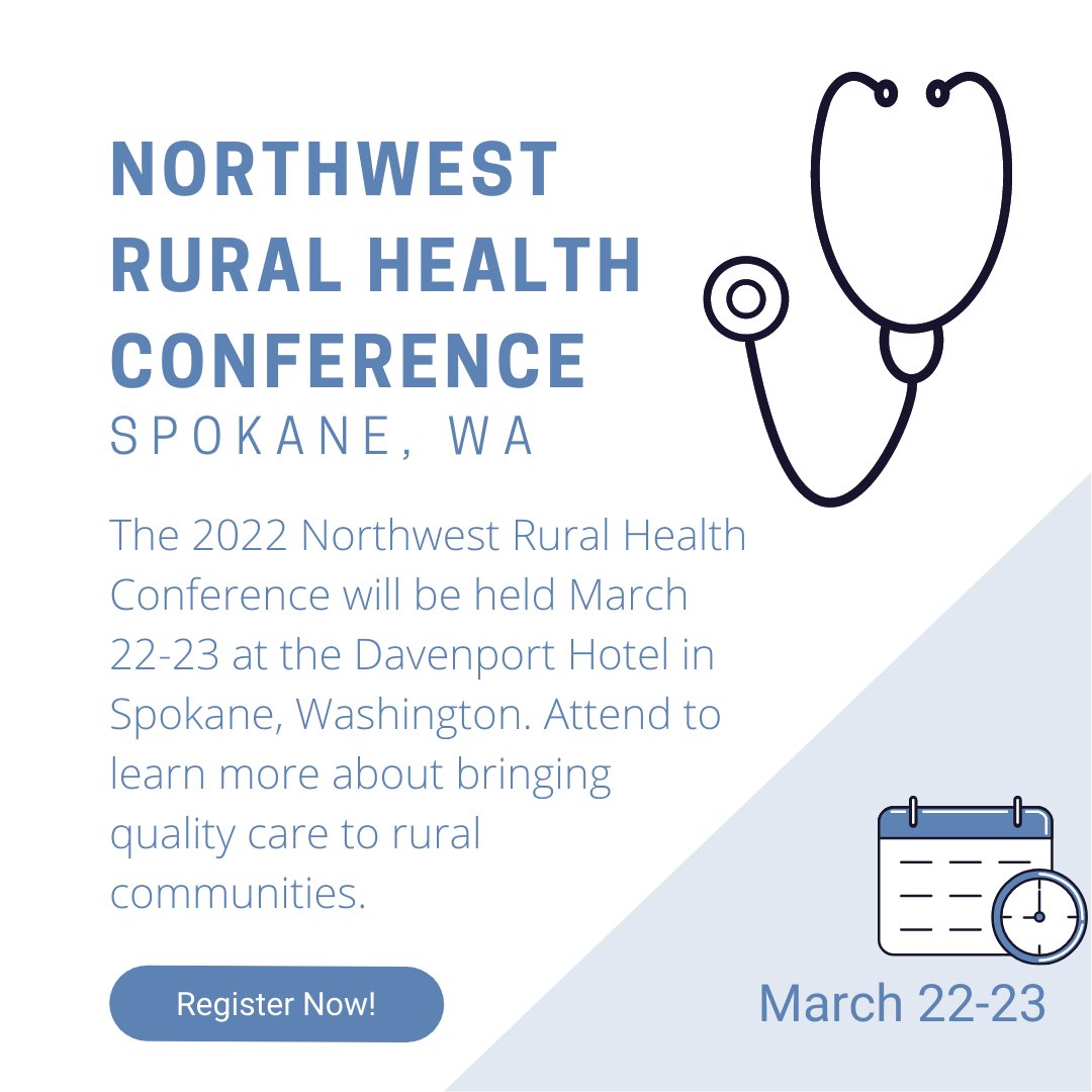 Link to learn more and register here: …uralhealthconference.godaddysites.com