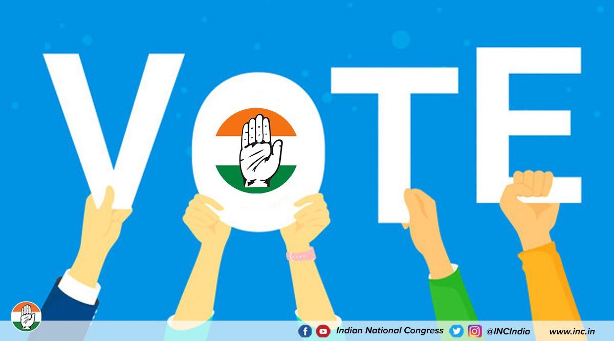 It is time for Change. 
It is time for Congress.
#VoteForCongress 

Let's take #CongressAhead