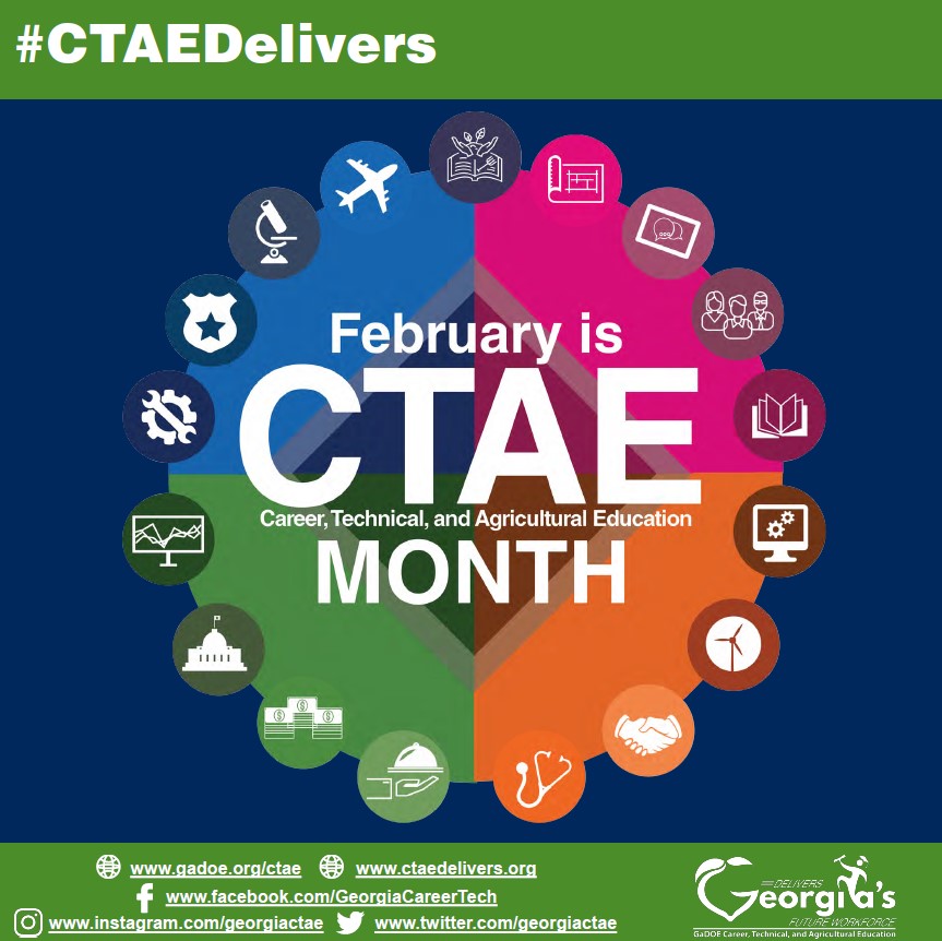 #CTAEDelivers We have lots planned for our CTAE Month.  First up - Mock Interviews and Advisory Council Meeting next week!