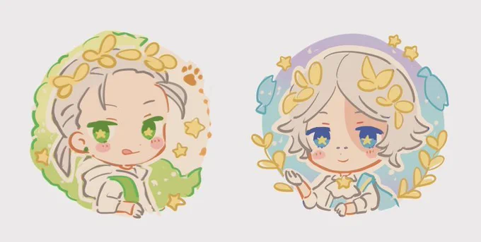 身内用に描いた🌟 