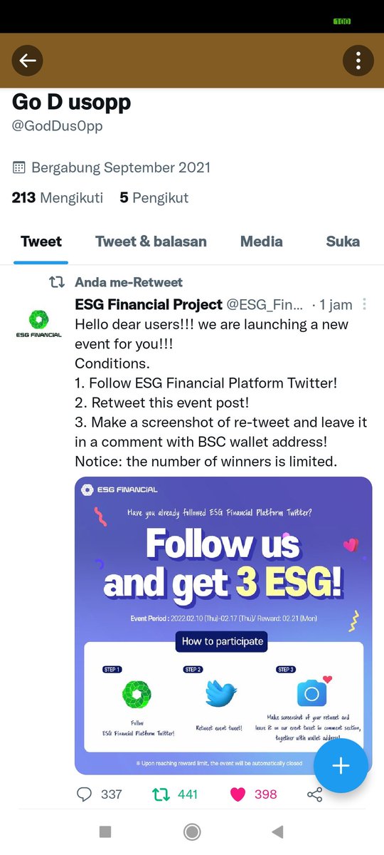 GodDus0pp's tweet photo. @ESG_Financial This is an amazing project with fantastic tokenomics and I believe its the evolution of the cryptospace 

 0xaB006b616F42E02fcde280Dca051925d196F9b59 https://t.co/3kHKRrgGbk