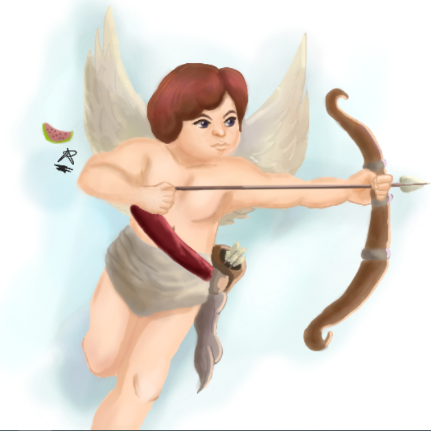 Raix_TT's tweet photo. Dibujito antes del día de los caídos jajaja 💘💔 #Sanvalentin2022 #cupido #dibujo #dibujodigital https://t.co/eJ9RGnIVuY