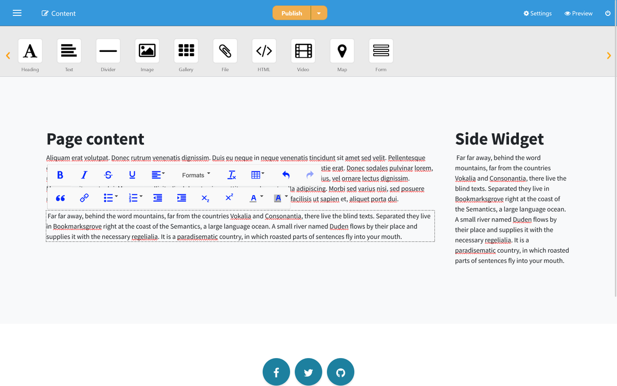 intefankh's tweet photo. Humble CMS inline live editing in action.

A little bit of the background from where Humble CMS is coming from: https://t.co/oMbbbOLAwh

#draganddrop #inlineediting #ContentManagement #Webdesign #webdev https://t.co/2SEglUUm2f