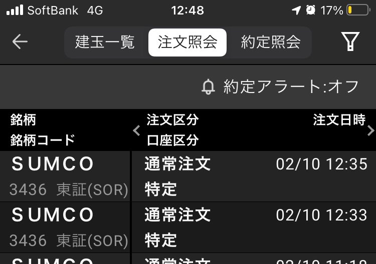 たか 株歴1年2ヶ月 億り人まであと少し 現在ノートレ中 後場の気配値で買いがスカスカだったのですかさず 空売り 2分間で11万取れました 今日は朝と合わせて24万プラス さあ午後仕事頑張るぞ 空売り 決算 Sumco T Co