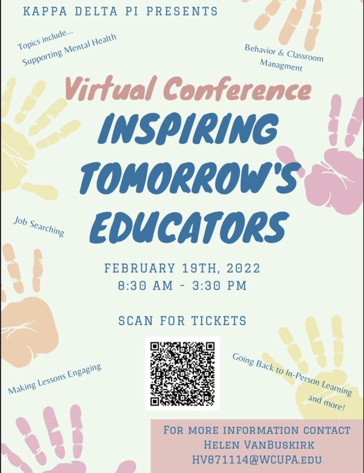 KDPWCU's tweet photo. We are nine days away from our Inspiring Tomorrow’s Educators Conference! Get your tickets with the link below to hear from amazing educators including 2021 National Teacher of the Year Juliana Urtubey!! https://t.co/iTrWvyzi0V https://t.co/eZfQdwtLkv