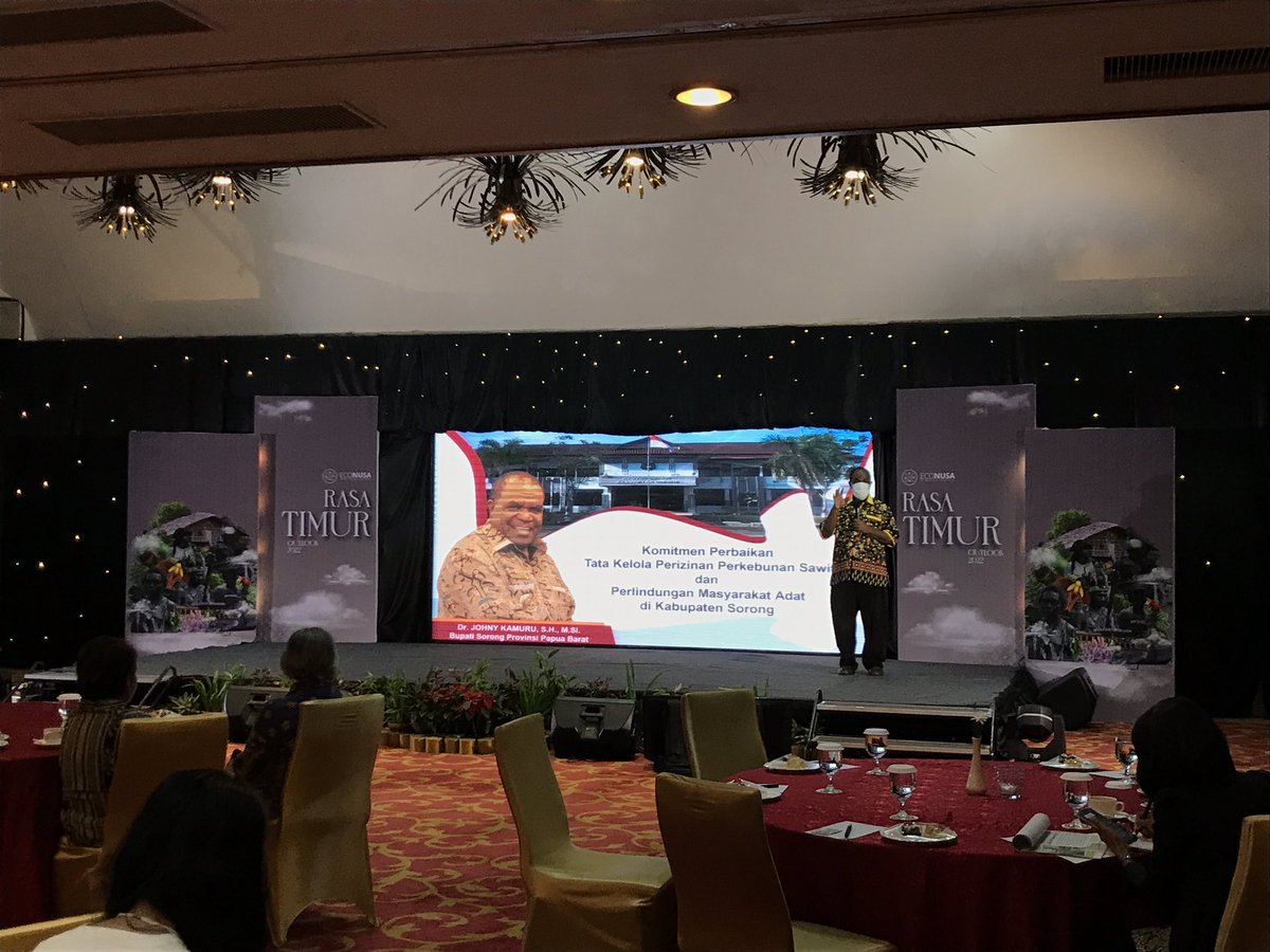 "Di tanah Papua hanya membutuhkan hati yang kuat, hati yang tulus, dan hati yang melayani." - Dr. Johny Kamuru, S.H., M.Si., Bupati Kabupaten Sorong