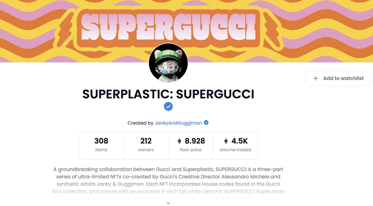 DT情报：
Gucci发行nft后又开始买地了。

奢侈品品牌Gucci宣布在“元宇宙”概念项目The Sandbox中购买数量不详的虚拟地块。

Gucci或将在该平台上推出Gucci主题的NFT和复古包等

《能不能拉动Gucci目前已经发布的nft价格？》
#gucciNFT
#ETH #NFT https://t.co/yAiKDS373w