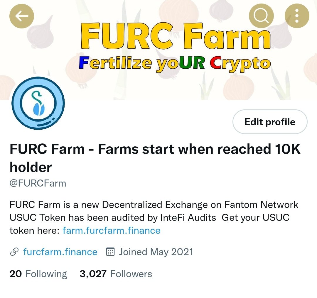 🎉3000 followers!🎉

Lets continue to the moon! 

👉Follow us
👉Write FTM wallet address at 'Comment'
👉Retweet
👉100 random wallet will get 500,000 USUC