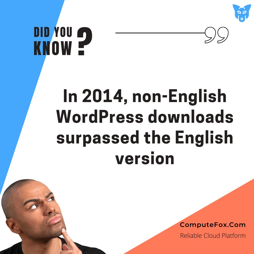 ComputeFox's tweet photo. ComputeFox - Reliable Cloud Platform
https://t.co/MY2MelObnY
#didyouknow #techfacts #computefox #webhosting #cloud #techknowledge https://t.co/gWZYDbrJAU