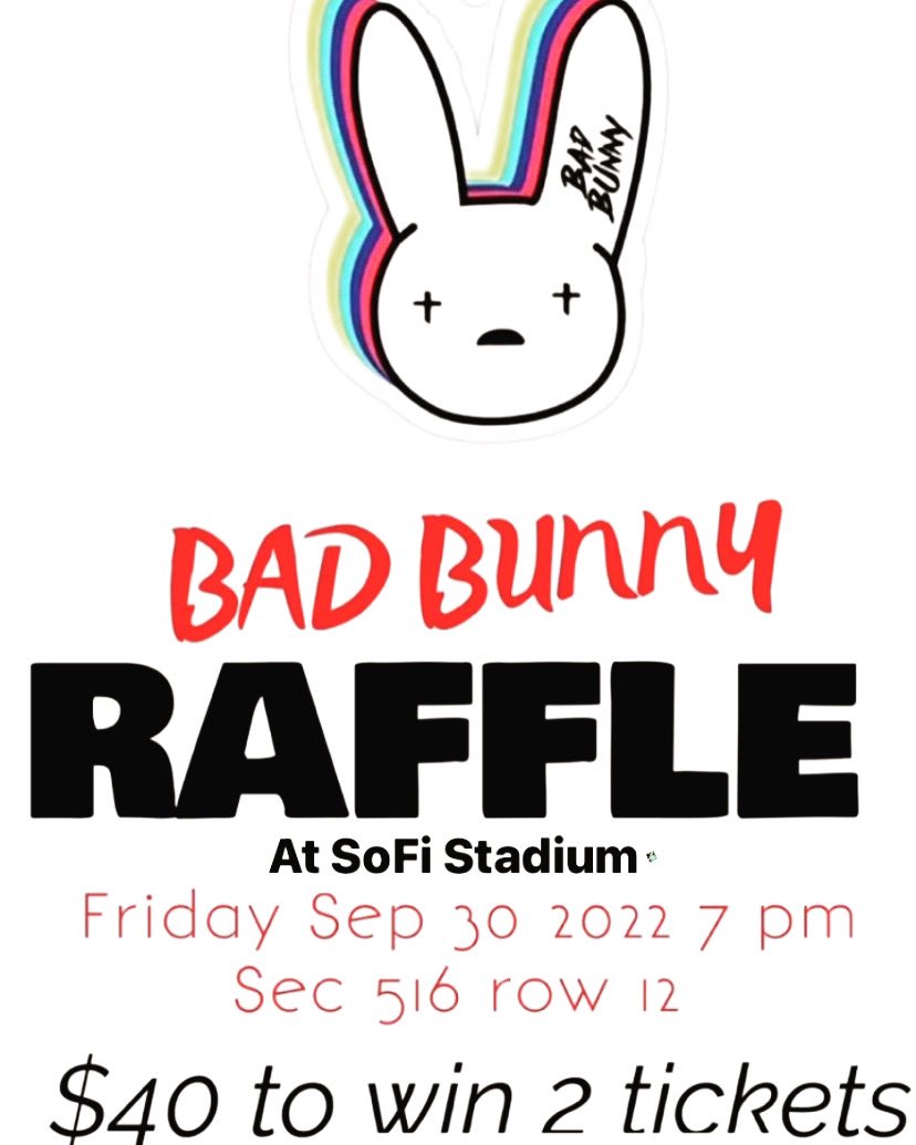 RHYTHMANDSOUND's tweet photo. Hit me up for details. #BadBunny #SoFiStadium #concert #music https://t.co/BQ6N0hqftR