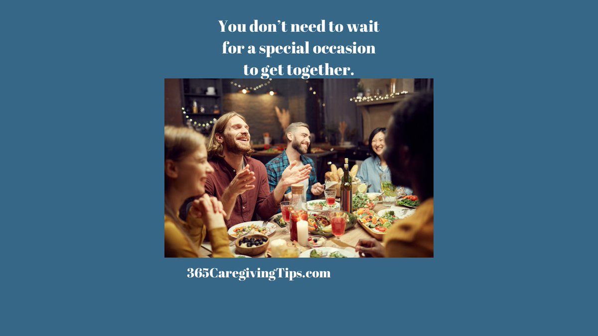 365CareTips's tweet image. Every day is a good enough reason to get together with a friend or family member. You don’t need to wait for a holiday or birthday to spend time with someone. #timewithfriends #timewithfamily