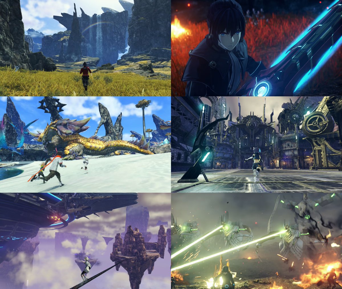 Stealth40k's tweet photo. First Xenoblade Chronicles 3 screenshots from Nintendo.

Monolith Soft is definitely going for best looking Switch game with this. https://t.co/PKjMmeWXbI