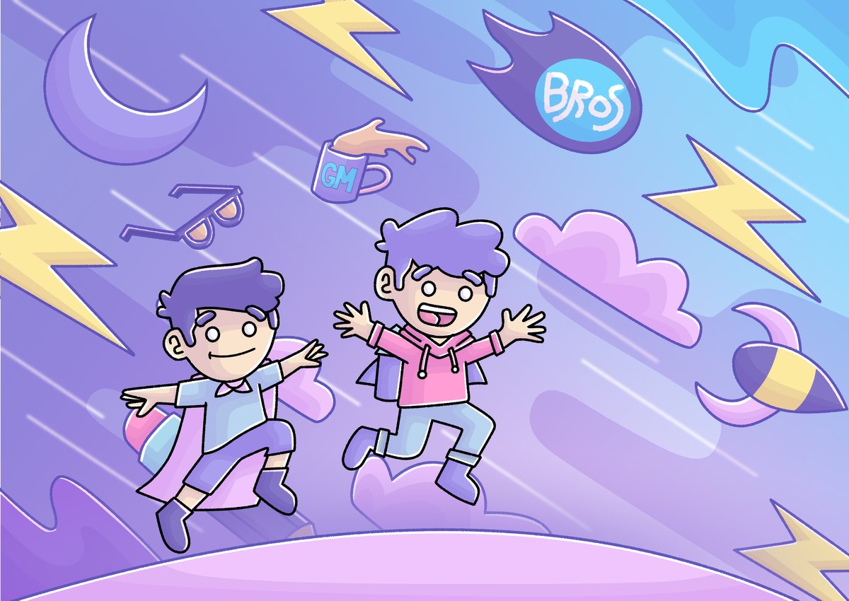 How to get into the discord with the bros?⚡️

- Follow us
- Turn notifications on
- Tag your frens/bros so they can also enter.

#SmallBros #WeBros